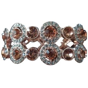 NWT Monet Jewelry Orange Round Stretch Bracelet, Womens